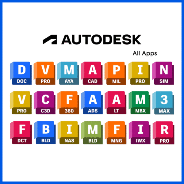 Autodesk All Apps – 1-Year Subscription | For windows and Mac