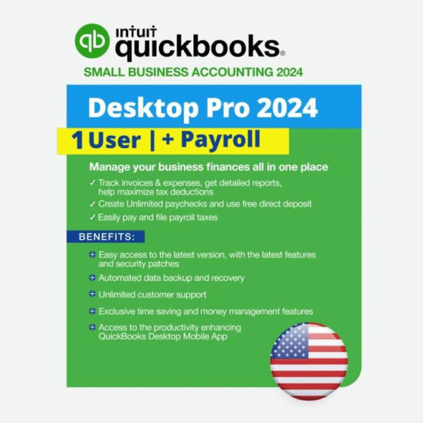 QuickBooks Pro 2024 with Payroll
